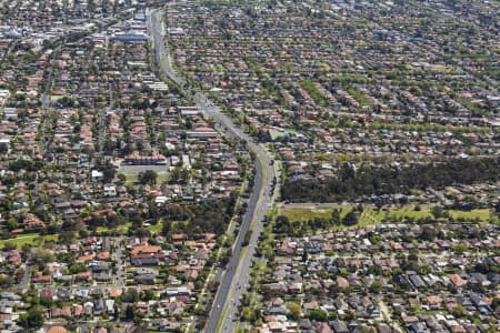 Aerial Image of MALVERN EAST LOOKING TO CBD.