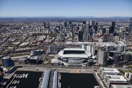 Aerial Image of DOCKLANDS, MELBOURNE
