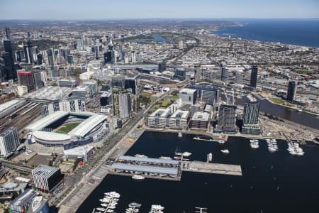 Aerial Image of DOCKLANDS, MELBOURNE