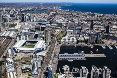 Aerial Image of DOCKLANDS, MELBOURNE