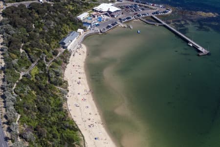 Aerial Image of BLACK ROCK PIER AND BEACH