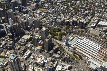 Aerial Image of CENTRAL STATION, HAYMARKET