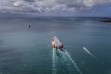 Aerial Image of HMAS CANBERRA