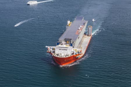 Aerial Image of HMAS CANBERRA