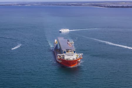 Aerial Image of HMAS CANBERRA