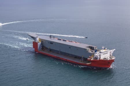 Aerial Image of HMAS CANBERRA