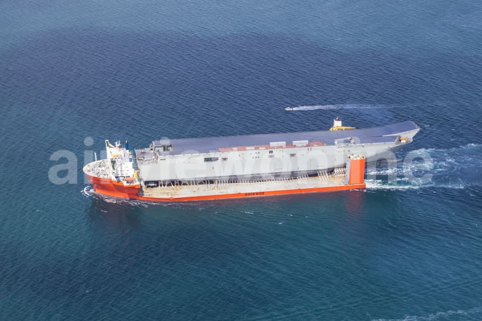 Aerial Image of HMAS Canberra