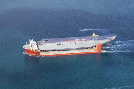 Aerial Image of HMAS CANBERRA