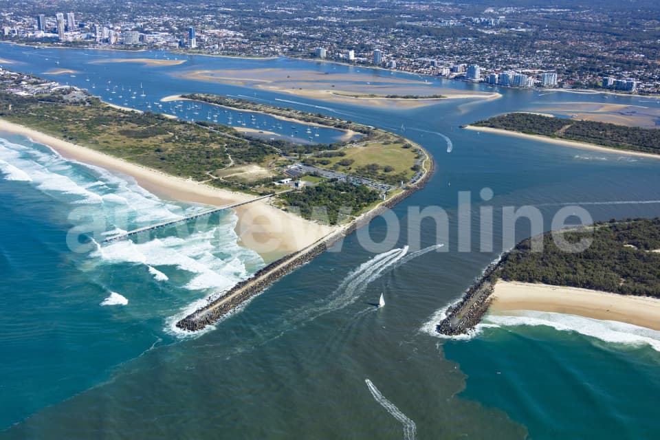 Aerial Image of The Spit Gold Coast