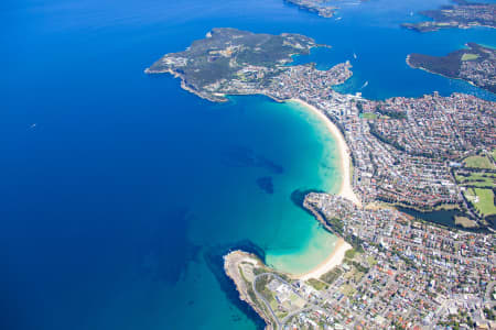 Aerial Image of HIGH ALTITUDE NORTHERN BEACHES