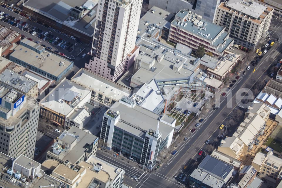 Aerial Image of La Trobe street - Melbourne