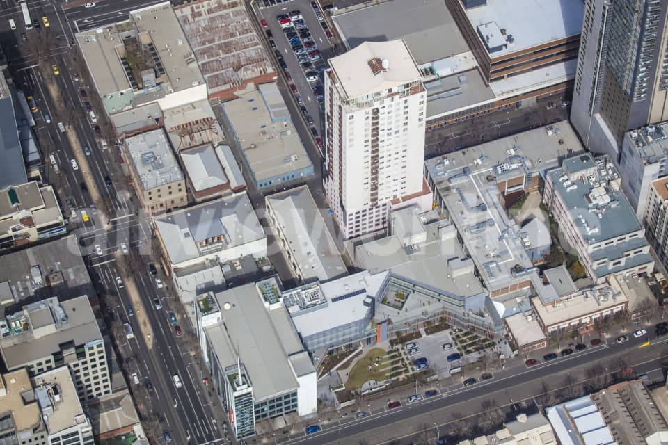 Aerial Image of La Trobe street - Melbourne