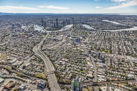 Aerial Image of WOOLLOONGABBA