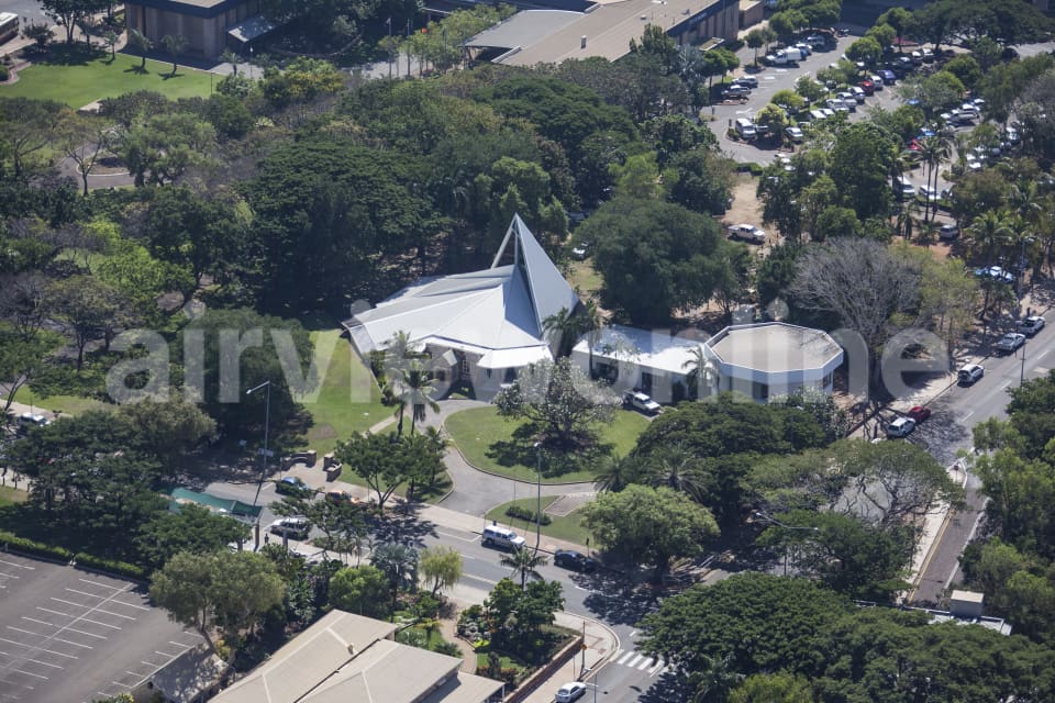 Aerial Image of Christ Church Cathedral Darwin