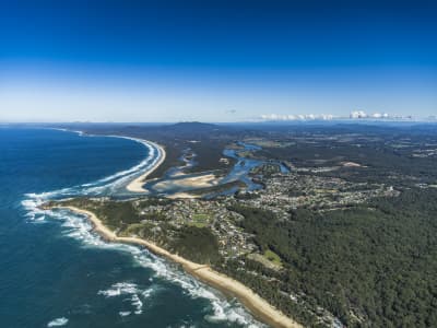 Aerial Image of NAMBUCCA HEADS