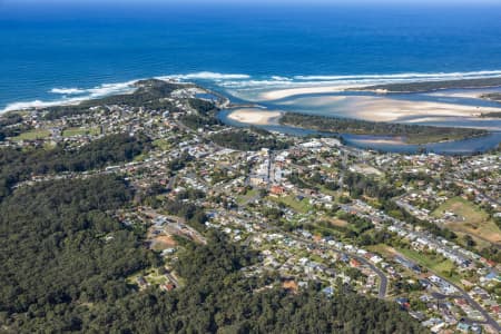 Aerial Image of NAMBUCCA HEADS