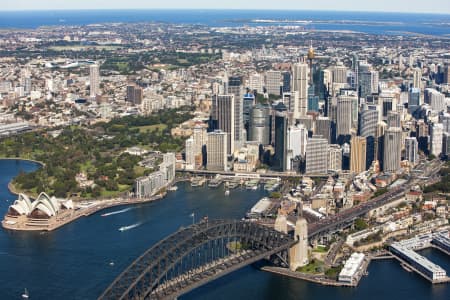 Aerial Image of SYDNEY HARBOUR