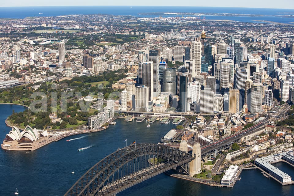 Aerial Image of Sydney Harbour