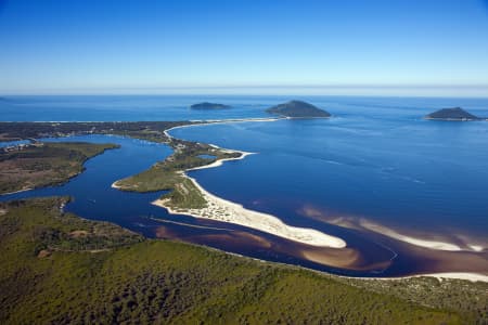 Aerial Image of MYALL RIVER