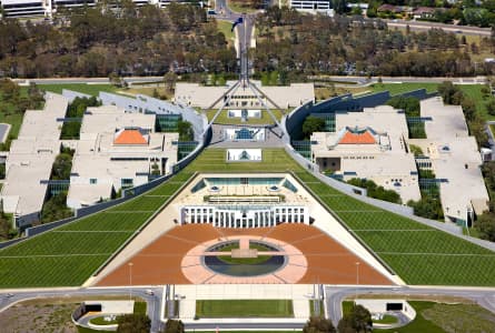 Aerial Image of PARLIAMENT HOUSE, CANBERRA