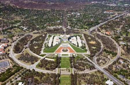Aerial Image of PARLIAMENT HOUSE, CANBERRA
