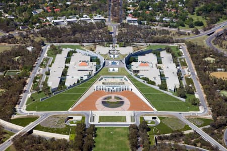 Aerial Image of PARLIAMENT HOUSE, CANBERRA