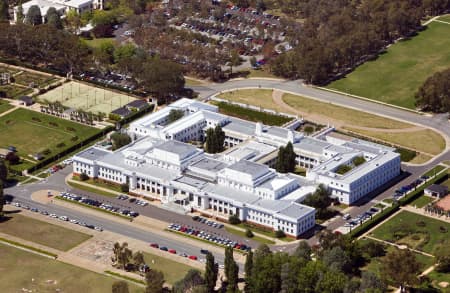 Aerial Image of OLD PARLIAMENT HOUSE CANBERRA