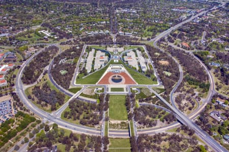 Aerial Image of PARLIAMENT HOUSE, CANBERRA
