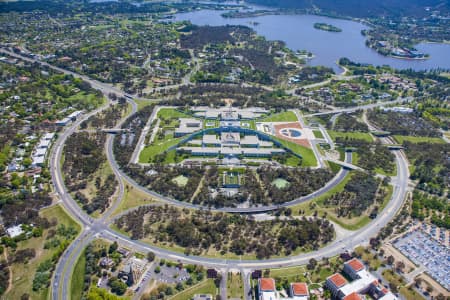 Aerial Image of PARLIAMENT HOUSE, CANBERRA