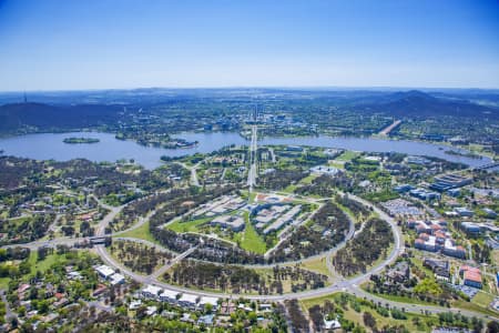 Aerial Image of PARLIAMENT HOUSE, CANBERRA