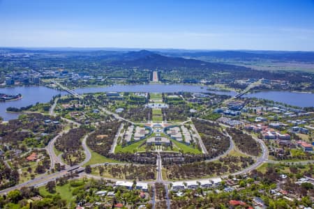 Aerial Image of PARLIAMENT HOUSE, CANBERRA