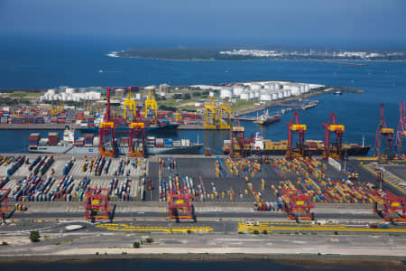 Aerial Image of PORT BOTANY