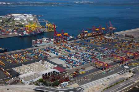 Aerial Image of PORT BOTANY