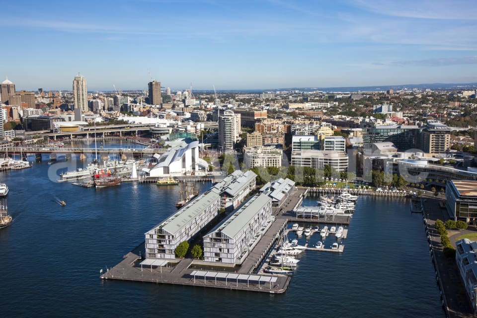 Aerial Image of Sydney Wharf