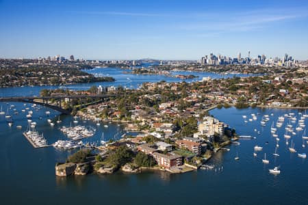 Aerial Image of FIVE DOCK