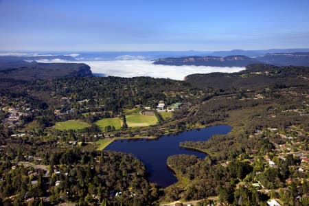 Aerial Image of WENTWORTH FALLS