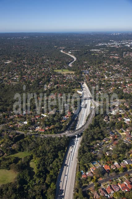 Aerial Image of M2 Motorway