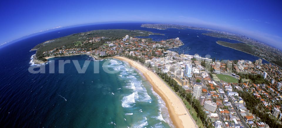 Aerial Image of Manly Fisheye