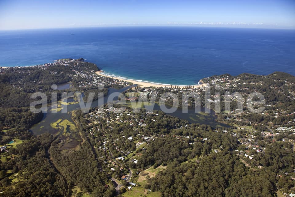 Aerial Image of Avoca Beach