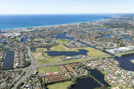 Aerial Image of MERMAID WATERS, QUEENSLAND