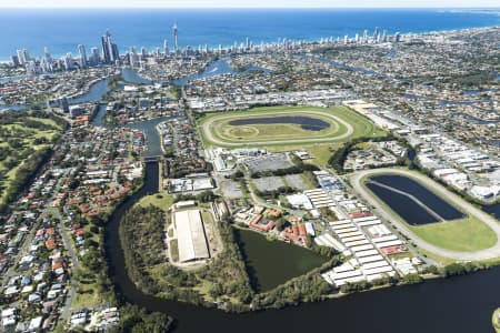 Aerial Image of BUNDALL RACECOURSE GOLD COAST