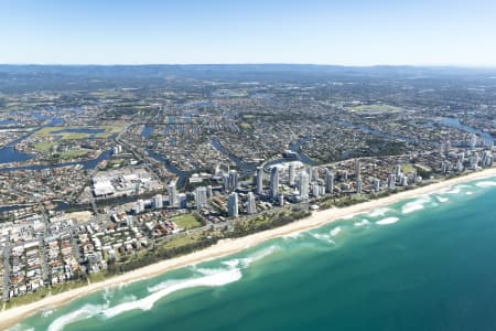 Aerial Image of BROADBEACH, QUEENSLAND