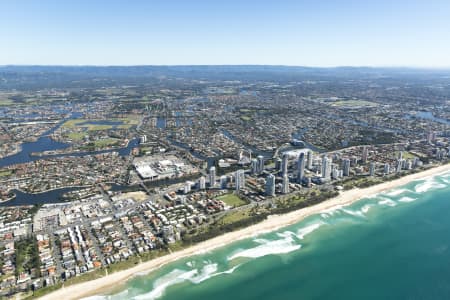Aerial Image of BROADBEACH, QUEENSLAND