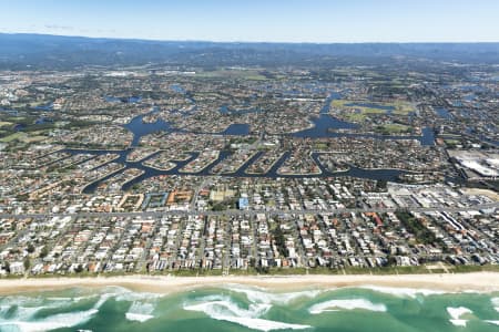 Aerial Image of MERMAID WATERS, QUEENSLAND