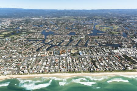 Aerial Image of MERMAID WATERS, QUEENSLAND