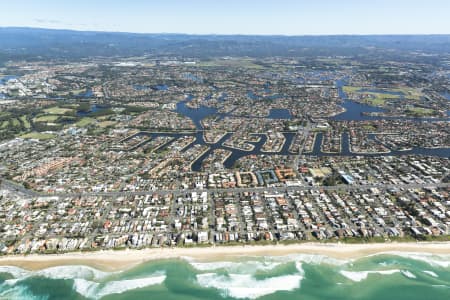 Aerial Image of MERMAID WATERS, QUEENSLAND