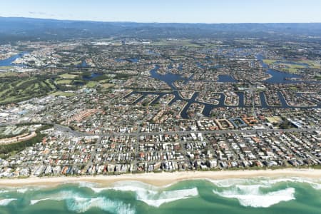 Aerial Image of MERMAID WATERS, QUEENSLAND