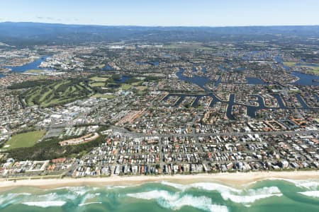 Aerial Image of MERMAID WATERS, QUEENSLAND