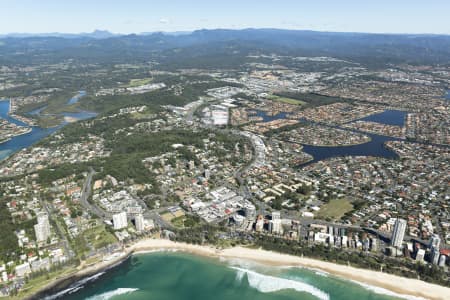 Aerial Image of BURLEIGH HEADS, QUEENSLAND