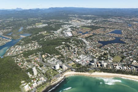 Aerial Image of BURLEIGH HEADS, QUEENSLAND